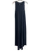 Sweaty Betty Size Small Black Elastane Round Neck Sleeveless High Low Maxi Dress Black / Small