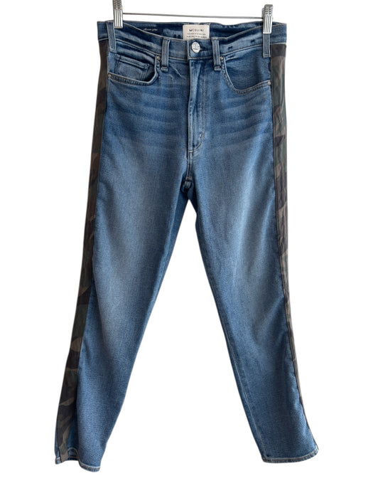 McGuire Size 28 Light Med Wash Cotton Blend 5 Pocket Zip Fly Midrise Jeans Light Med Wash / 28