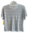 Frame Size S White & Black Organic Linen Short Sleeve Striped Round Neck Top White & Black / S