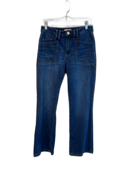 KUT Size 2 Dark Wash Cotton Denim High Rise Zip Fly Wide Leg Jeans Dark Wash / 2