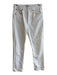 Agolde Size 27 White Cotton High Rise Button Fly 5 Pocket Straight Leg Jeans White / 27
