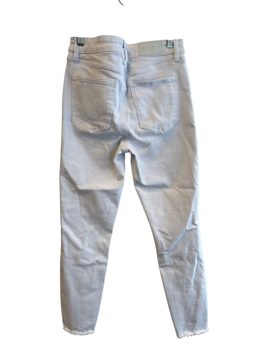 Pistola Size 27 White Cotton Blend High Rise Zip Fly 5 Pocket Skinny Jeans White / 27