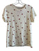 Rag & Bone Size M Ivory Cotton Round Neck Short Sleeve Ladybug Top Ivory / M