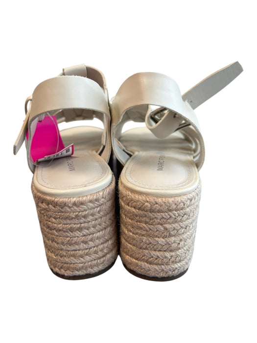 Marc Fisher Shoe Size 6 Off White Manmade Material Open Toe & Heel Strappy Shoes Off White / 6