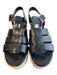 Marc Fisher Shoe Size 6 Black Manmade Material Open Toe & Heel Strappy Shoes Black / 6