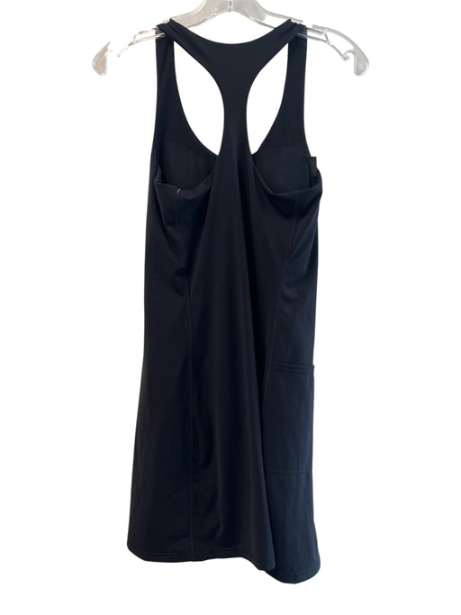 Sweaty Betty Size 6 Black Polymide & Elastane Mesh Pockets T Back Dress Black / 6
