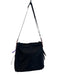 MZ Wallace Black Nylon Adjustable Strap Inside & Outside Pockets Zip Close Bag Black