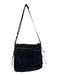 MZ Wallace Black Nylon Adjustable Strap Inside & Outside Pockets Zip Close Bag Black