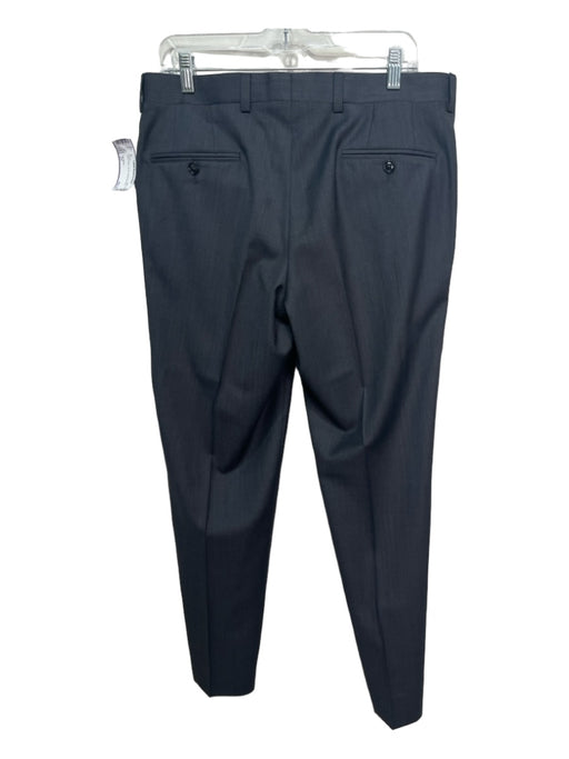 Ted Baker Size 33 Grey Wool Zip Fly Men's Pants 33