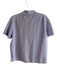 Theory Size Medium Lavendar Linen Blend Short Sleeve Collared 3/4 Button Top Lavendar / Medium
