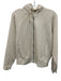 Spanx Size S Beige & White Modal Blend Heathered Zip Front Hoodie Jacket Beige & White / S