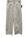 Agolde Size Est M Cream White Cotton Denim 5 Pocket Button & Zip Fly Jeans Cream White / Est M