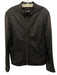 Vera Pella Size XL Black Leather Solid Moto Men's Jacket Black / XL