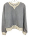 Spanx Size S Cream White & Navy Blue Modal Blend Striped Long Sleeve Sweater Cream White & Navy Blue / S
