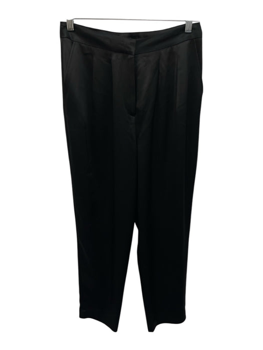 Generation Love Size 6/S Black Acetate Blend Satin Pleated Front Blazer Pant Set Black / 6/S