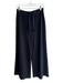 Spanx Size S Black Polyester Elastic & Drawstring Waist solid color Pants Black / S