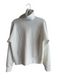 Spanx Size S White Polyester Long Sleeve solid color 3/4 Zip Lined Sweater White / S
