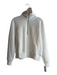 Spanx Size S White Polyester Long Sleeve solid color 3/4 Zip Lined Sweater White / S