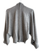 27 Miles Size S Grey Wool & Cashmere Long Sleeve Wide Sleeve Zip front Sweater Grey / S