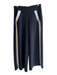 Spanx Size M Black & White Polyester Elastic Waist seam detail Wide Leg Pants Black & White / M