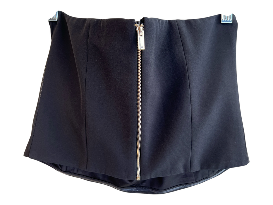 Generation Love Size M Black Polyester Strapless Chain Detail bustier Top Black / M