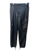 Marrakech Size S Black Polyurethane Faux Leather Zip Fly High Rise Pants Black / S