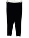 KZ_K STUDIO Size S Black Viscose & Elastane Elastic Waist Side Zip Skinny Pants Black / S