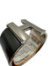Hermes Silver & Black Enamel Silver Hardware Logo Wide Cuff Clic Clac Bracelet Silver & Black