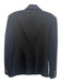 Generation Love Size S Black Rayon Blend Patch Pockets Button Front Lapel Jacket Black / S
