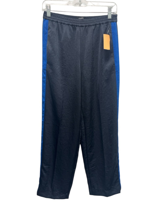 Madewell Size XS Mixed Blues Polyester Elastic Waistband Satin Pants Mixed Blues / XS