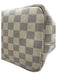 Louis Vuitton Blue & White Coated Canvas Damier Azur Leather Trim Open Top Bag Blue & White / MM