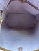 Louis Vuitton Blue & White Coated Canvas Damier Azur Leather Trim Open Top Bag Blue & White / MM