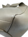 Celine Taupe Gray Leather Side Pockets Hook & Eye Closure Structured Tote Bag Taupe Gray
