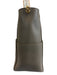 Celine Taupe Gray Leather Side Pockets Hook & Eye Closure Structured Tote Bag Taupe Gray