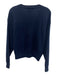 Colorush Size XS Navy Blue Cashmere Long Sleeve Knit Ribbed Sweater Navy Blue / XS