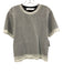 Proenza Schouler White Label Size M White & Baby Blue Viscose Blend Knit Top White & Baby Blue / M