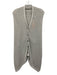 W by Worth Silver Rayon Blend Metallic Thread Shimmer Button Shoulder Shawl Silver
