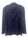 Peter Millar Navy Blue Wool Solid 2 Button Men's Blazer Navy Blue / 44r