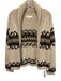The Great Size 1 Beige & Multi Alpaca Blend Long Sleeve Knit Open Sweater Beige & Multi / 1