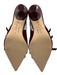Sam Edelman Shoe Size 6.5 Maroon Purple Leather Pointed Toe Slingback Pumps Maroon Purple / 6.5
