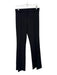 Veronica Beard Size 6 Black Nylon Blend Trouser Zip Fly Mid Rise Pants Black / 6