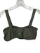 Daily Drills Size XS Olive Green Nylon Crinkle Sports Bra Athletic Top Olive Green / XS