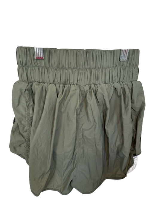 Daily Drills Size XS Olive Green Nylon High Waist Waist band Athletic Shorts Olive Green / XS