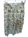 Rachel Zoe Size M Green & White Linen Elastic Waist Tigers Palm Trees Maxi Skirt Green & White / M