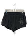 Alo Size S Black Nylon Mesh Overlay Drawstring Athletic Shorts Black / S