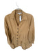 Hyfve Size S Tan Cotton Long Sleeve Snap buttons Collar Dress Tan / S