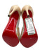 Christian Louboutin Shoe Size 39.5 Tan & Gold Patent Leather Iridescent Pumps Tan & Gold / 39.5