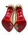 Christian Louboutin Shoe Size 39.5 Tan Nude Leather Pointed Toe Stiletto Pumps Tan Nude / 39.5