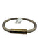Louis Vuitton White, Gray & Gold Coated Canvas Damier Gold Clasp Bracelet White, Gray & Gold