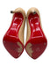 Christian Louboutin Shoe Size 39.5 Tan Nude Leather Pointed Toe Stiletto Pumps Tan Nude / 39.5